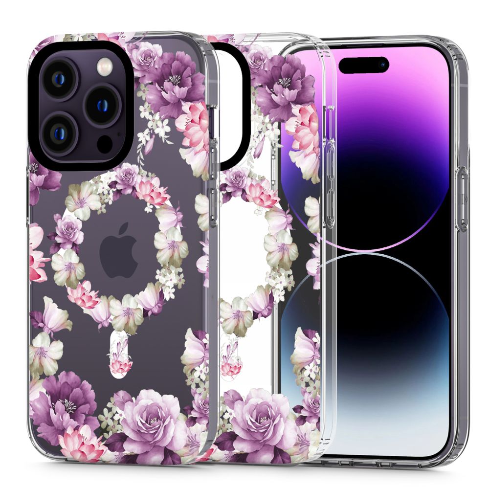 Tech-Protect Magmood MagSafe Rose Floral Kryt iPhone 13 Pro Max