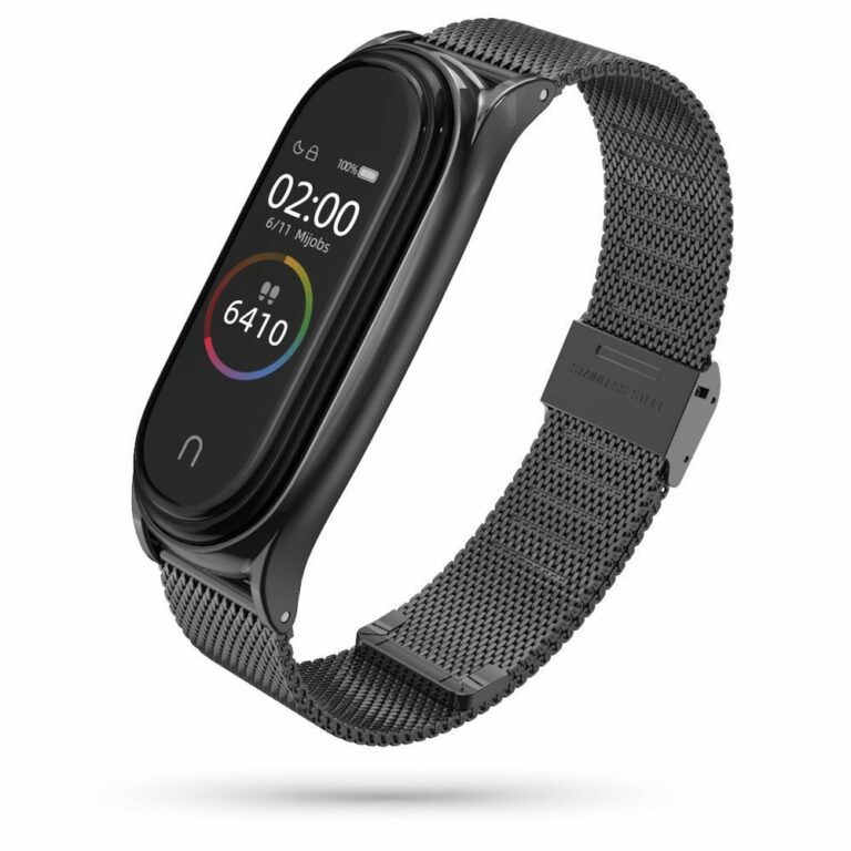 Tech-Protect Milaneseband Xiaomi Mi Smart Band 7 / 7 NFC Black