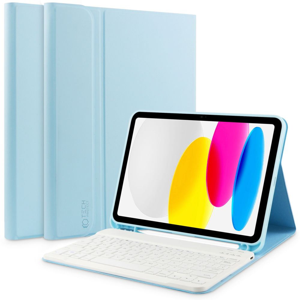 Tech-Protect Sc Pen + Keyboard Apple iPad 10.9 2022 Sky Blue