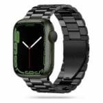 Tech-Protect Stainless Apple Watch SE/11/10/9/8/7/6/5/4/3/Ultra 1/2/3 (44/45/46/49mm) Black