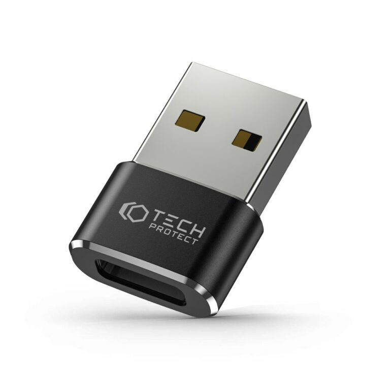 Tech-Protect Ultraboost Adapter USB To Type-C Black