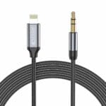 Tech-Protect Ultraboost Lightning To Aux Mini Jack 3.5mm Cable 100cm Black