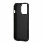 U.S. Polo PU Leather Stitched Lines Kryt iPhone 14 Pro Max Navy