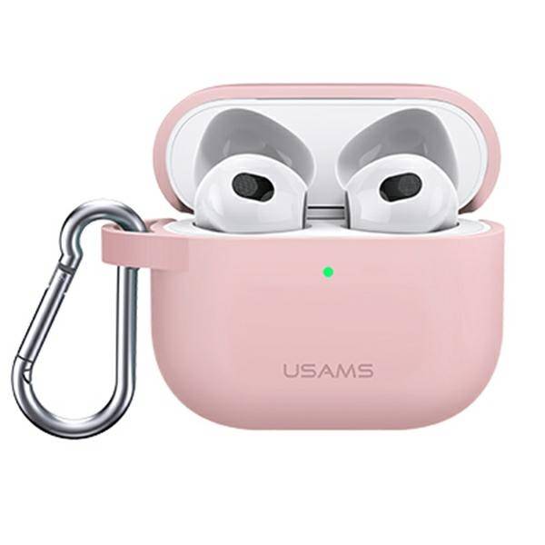 Usams Kryt AirPods 3 Silicon Pink BH741AP03