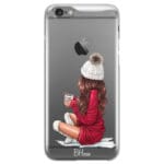Winter Chill Brown Hair Kryt iPhone 6/6S