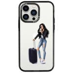 Woman Black Haired With Baggage Kryt iPhone 13 Pro