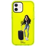 Woman Black Haired With Baggage Kryt iPhone 12/12 Pro