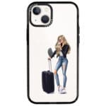 Woman Blonde With Baggage Kryt iPhone 13
