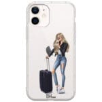 Woman Blonde With Baggage Kryt iPhone 12 Mini
