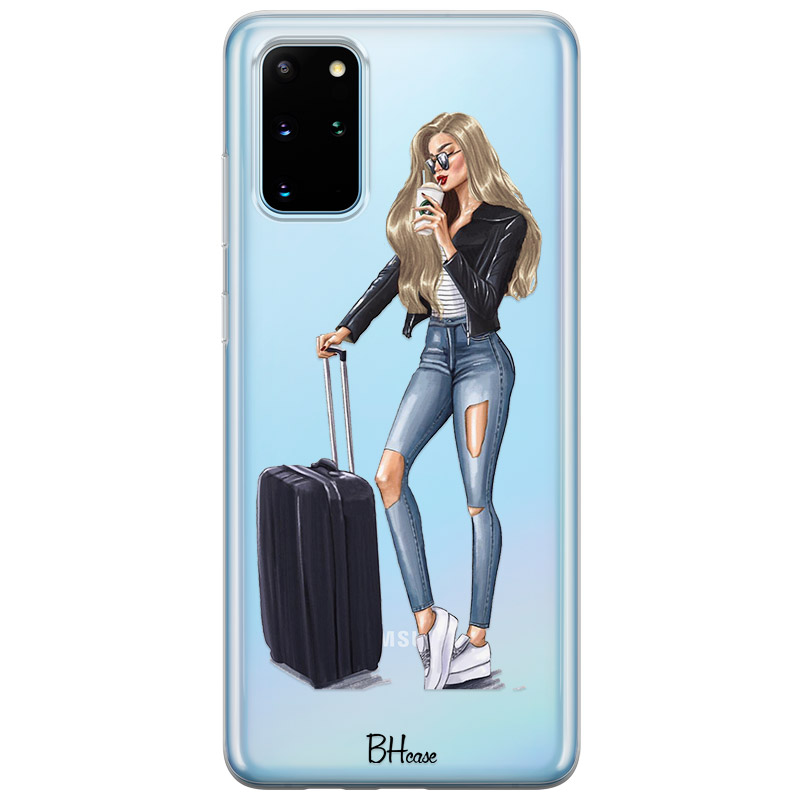 Woman Blonde With Baggage Kryt Samsung S20 Plus