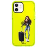 Woman Brunette With Baggage Kryt iPhone 12/12 Pro