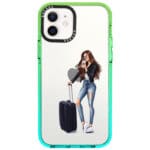 Woman Brunette With Baggage Kryt iPhone 12 Mini