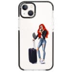Woman Redhead With Baggage Kryt iPhone 13 Mini