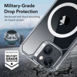 ESR Air Armor Halolock MagSafe Clear Kryt iPhone 15