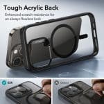 ESR CH Halolock MagSafe Clear/Black Kryt iPhone 15 Pro