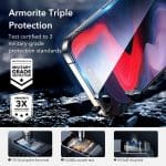 ESR Tempered Glass Armorite Black iPhone 15 Pro Max