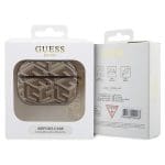 Guess GUAPPGCE4CW Brown GCube Charm Kryt AirPods Pro