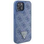 Guess GUHCP15SP4TDSCPB Blue Hardcase Crossbody 4G Metal Logo Kryt iPhone 15