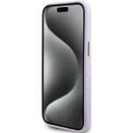 Guess GUHCP15SPGMCSL Lilac Hardcase Glitter Glossy Script Kryt iPhone 15