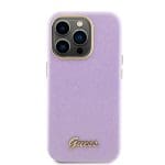 Guess PU Glitter Full Wrapped Lilac Kryt iPhone 15 Pro