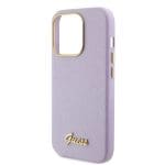 Guess PU Glitter Full Wrapped Lilac Kryt iPhone 15 Pro