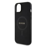 Guess PU Saffiano MagSafe Black Kryt iPhone 15 Plus