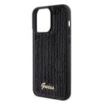 Guess Sequin Script Logo Black Kryt iPhone 15 Pro Max