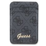 Guess Wallet Card Slot Stand GUWMSHG4SHK MagSafe 4G Classic Logo Black