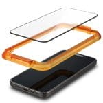 Spigen Alm Glass Fc 2-pack Black iPhone 15 Pro