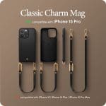 Spigen Cyrill Classic Charm Mag MagSafe Black Kryt iPhone 15 Pro