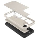 Spigen Cyrill Kajuk Mag MagSafe Cream Kryt iPhone 15 Pro Max