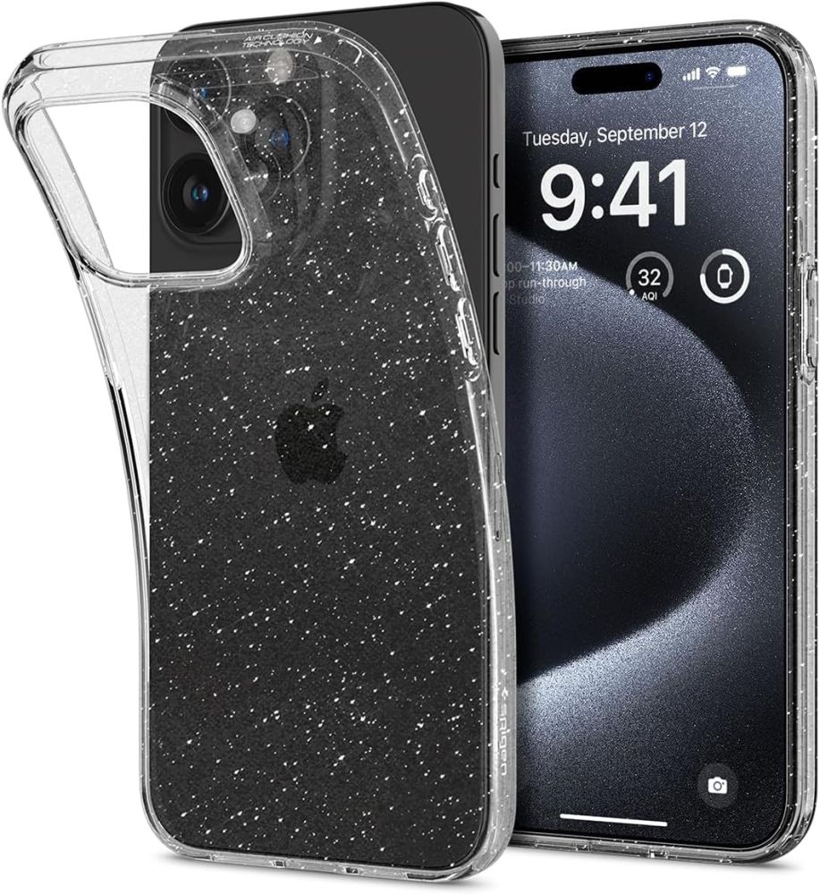 Spigen Liquid Crystal Glitter Crystal Kryt iPhone 15 Pro