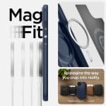 Spigen Mag Armor MagSafe Navy Blue Kryt iPhone 15