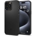 Spigen Thin Fit Black Kryt iPhone 15 Pro