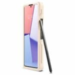 Spigen Thin Fit Pen Pearled Ivory Kryt Samsung Galaxy Z Fold 5