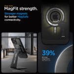 Spigen Tough Armor Mag MagSafe Black Kryt iPhone 15 Pro