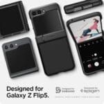 Spigen Tough Armor Pro Black Kryt Samsung Galaxy Z Flip 5