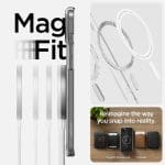 Spigen Ultra Hybrid Mag MagSafe Graphite Kryt iPhone 15