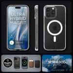 Spigen Ultra Hybrid Mag MagSafe White Kryt iPhone 15 Pro