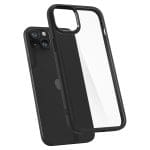 Spigen Ultra Hybrid Matte Black Kryt iPhone 15 Plus