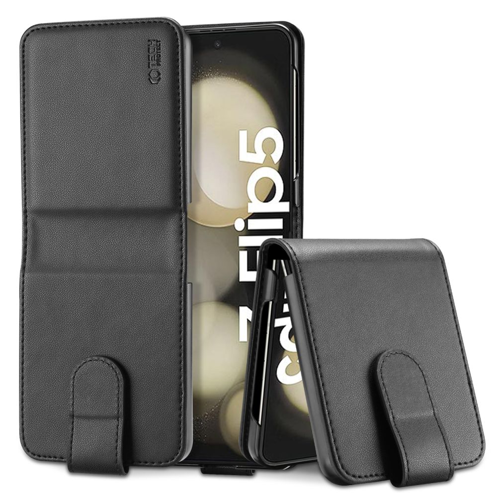 Tech-Protect Wallet Black Kryt Samsung Galaxy Z Flip 5