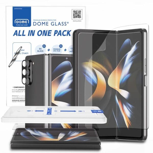 Whitestone Folia All-in-one 2-set Clear Samsung Galaxy Z Fold 5