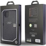 Audi Carbon Fiber Black Hardcase AU-TPUPCIP11-R8/D2-BK Kryt iPhone XR