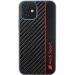 Audi Carbon Fiber Stripe Black Hardcase AUS-TPUPCIP11-R8/D1-BK iPhone 11 Kryt