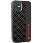 Audi Carbon Fiber Stripe Black Hardcase AUS-TPUPCIP11-R8/D1-BK iPhone 11 Kryt