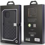 Audi Genuine Leather Black Hardcase AU-TPUPCIP14-Q8/D1-BK Kryt iPhone 14