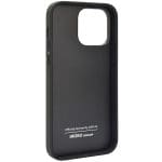 Audi Genuine Leather Black Hardcase AU-TPUPCIP14PM-Q8/D1-BK Kryt iPhone 14 Pro Max
