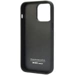 Audi Genuine Leather Black Hardcase AU-TPUPCIP14PM-Q8/D1-BK Kryt iPhone 14 Pro Max