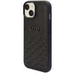 Audi GT Synthetic Leather Black Hardcase AU-TPUPCIP15M-GT/D2-BK Kryt iPhone 15 Plus