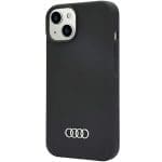 Audi Silicone Case Black Hardcase AU-LSRIP14-Q3/D1-BK Kryt iPhone 14